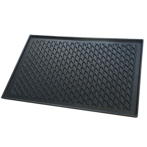 Plaque Réversible Bbq/ Grill Gn 1/1 En Fonte, Rainurée/Lisse, LEC30025